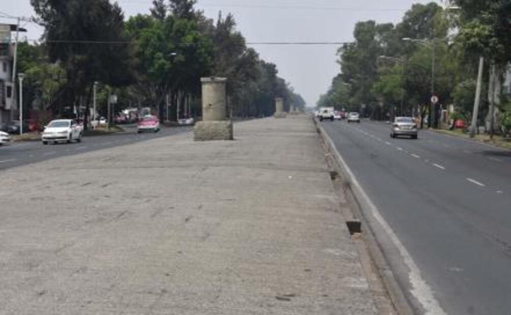 Alistan reducción de carriles en Río Churubusco