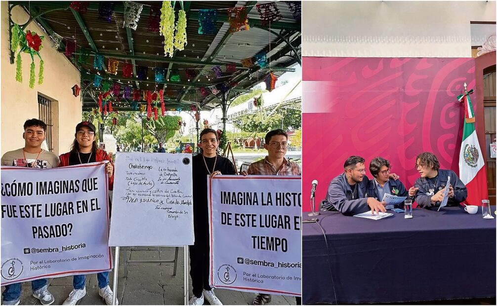 Presentaciones del Laboratorio de Imaginación Histórica en Cuautla, Morelos; y en el Instituto Nacional de Estudios Históricos de las Revoluciones de México, que, por cierto, dirigió Pedro Salmerón de 2018 a 2019. Fotos: Laboratorio de Imaginación Histórica