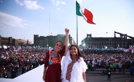 Sheinbaum respalda a Brugada en su primer debate a la Jefatura de Gobierno; "No necesita consejos", dice