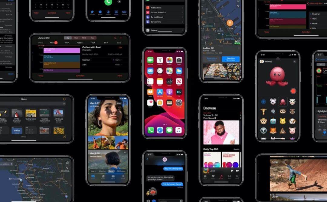 El nuevo sistema operativo de Apple iOS 13, se lanzará el 19 de septiembre para todos los móviles a partir del iPhone 6s