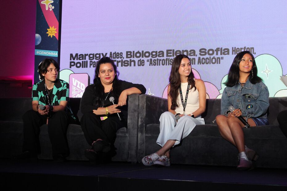 Trish Luna en  VidCon México 2023. Foto: Fernanda OH / EL UNIVERSAL