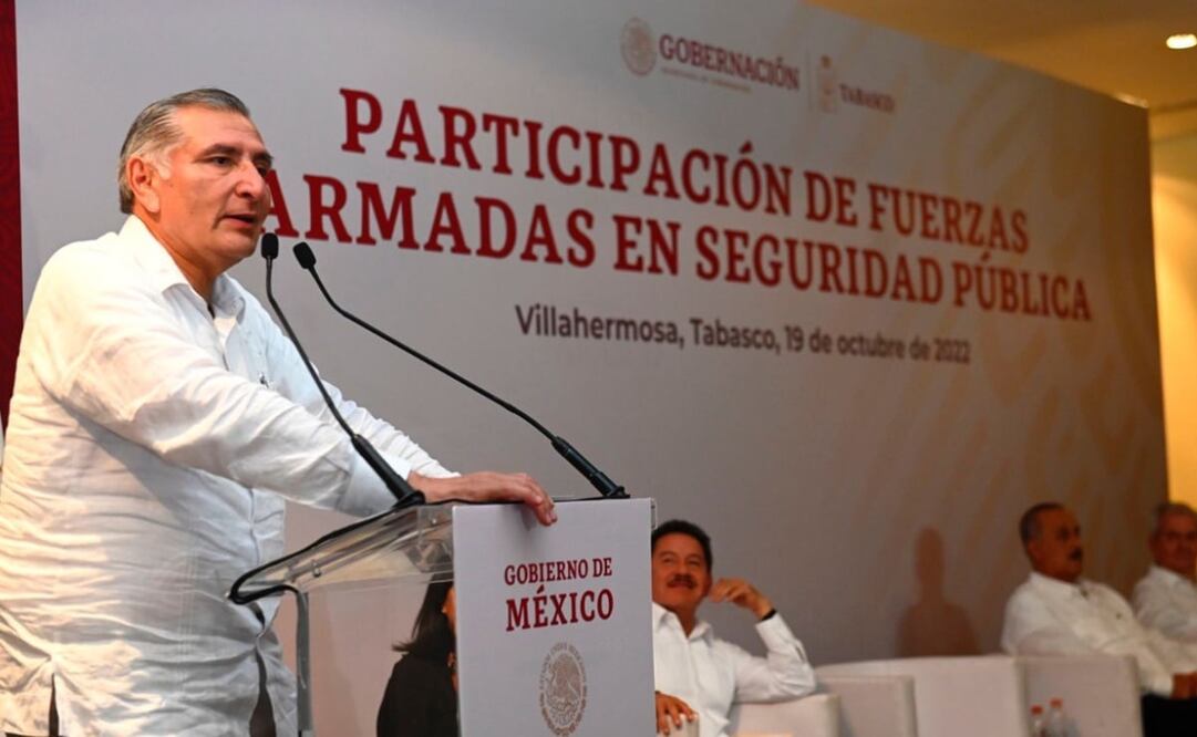 Adán Augusto López participó en un diálogo en Tabasco. Foto: Secretaría de Gobernación