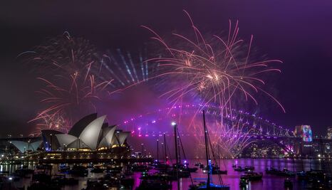 Australia "celebra" por error la entrada del 2018 en lugar del 2019