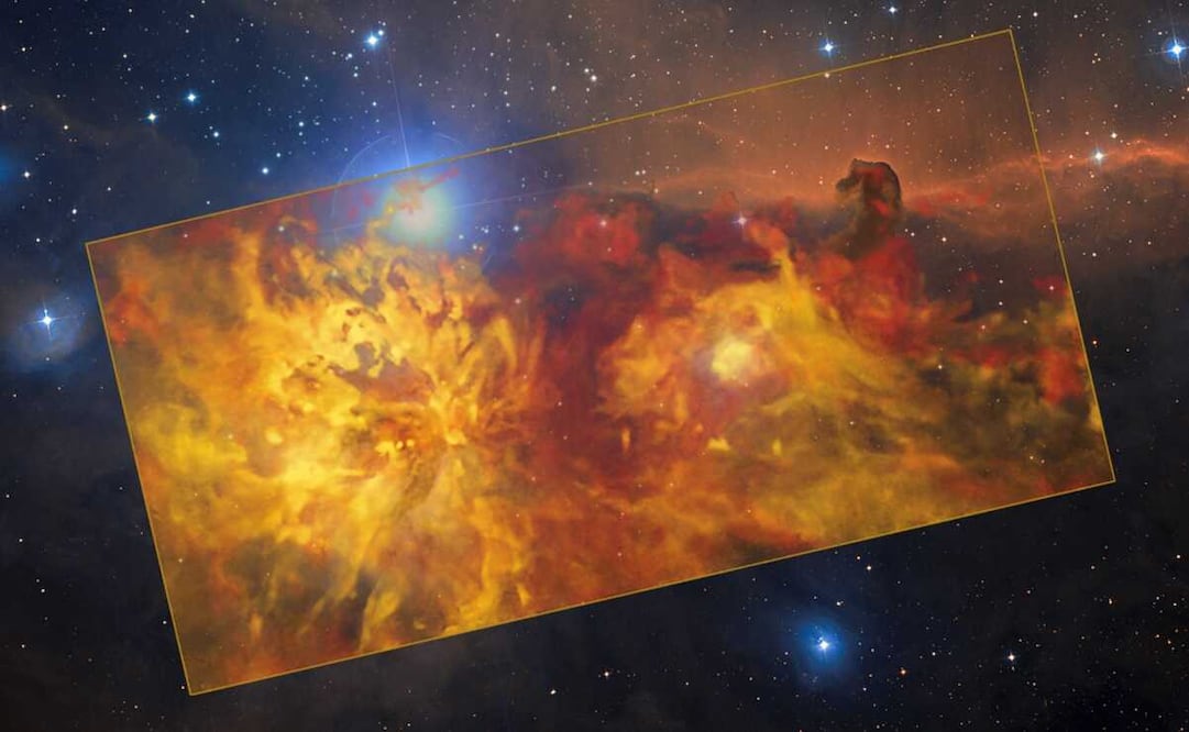 La nebulosa alberga en su centro un cúmulo de estrellas jóvenes que emiten radiación de alta energía. Foto: EFE/ European Southern Observatory/Th. Stanke & ESO/J. Emerson