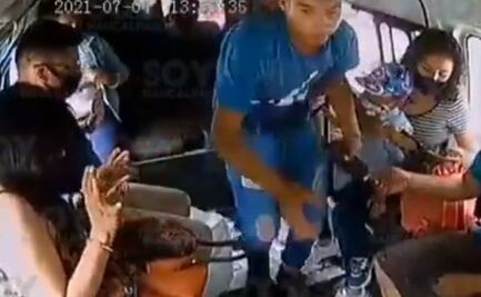 Captan asalto a pasajeros de combi en Naucalpan, entre víctimas había un menor