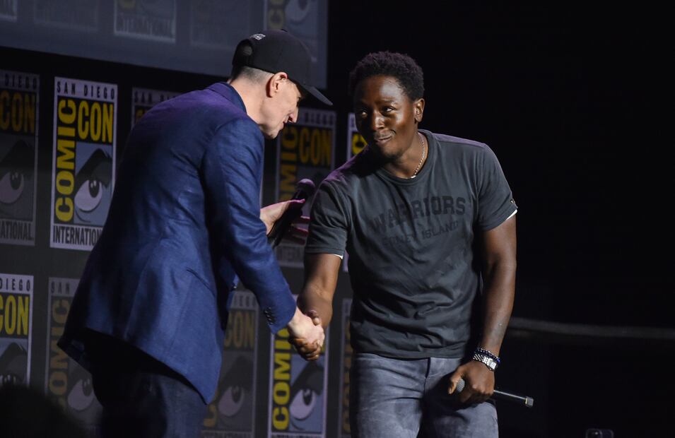 David Jonsson en el panel de Marvel, de la Comic Con de San Diego 2026.
Foto: AP / Richard Shotwell