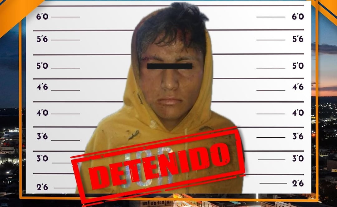 Detienen a ladrón por robo de vehículo con violencia. Foto: Especial