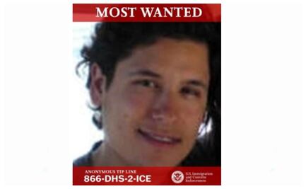 ICE promueve en redes recompensa de 10 mdd por hijo de "El Chapo"; Alfredo Guzmán "debe ser considerado armado y peligroso", dice