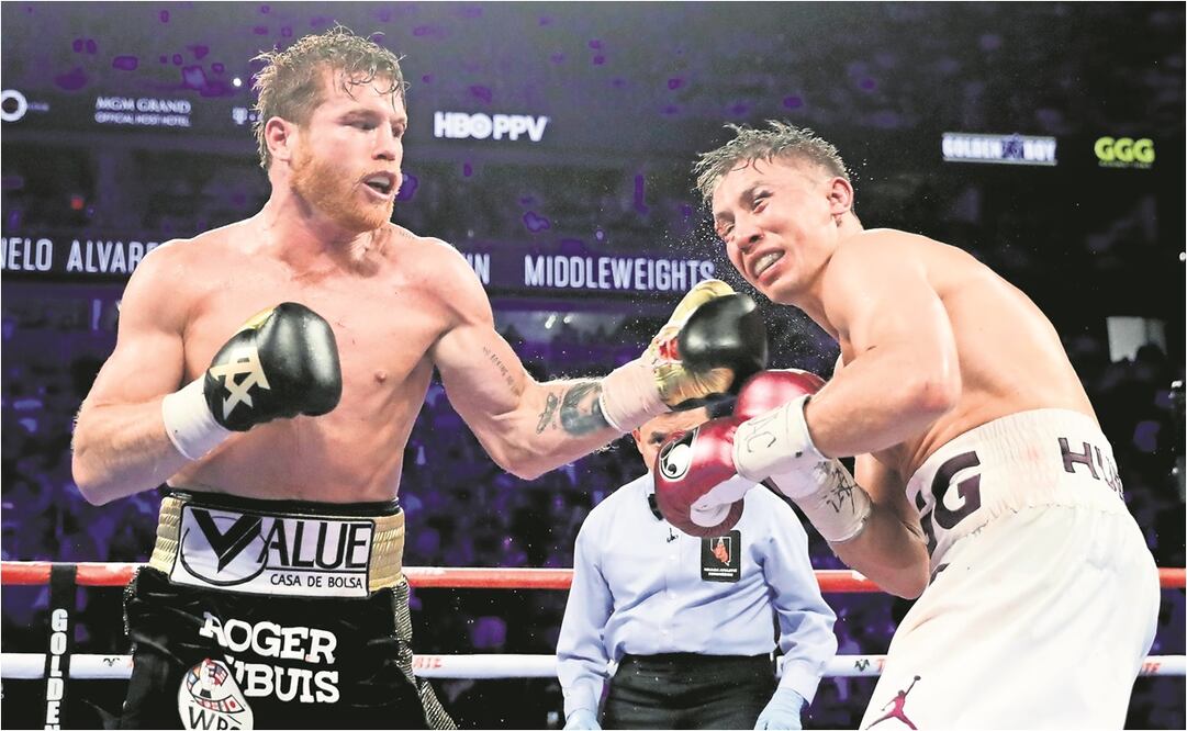 Canelo Álvarez vs Golovkin 3: ¿Cómo fueron sus dos peleas anteriores? / FOTO: AP