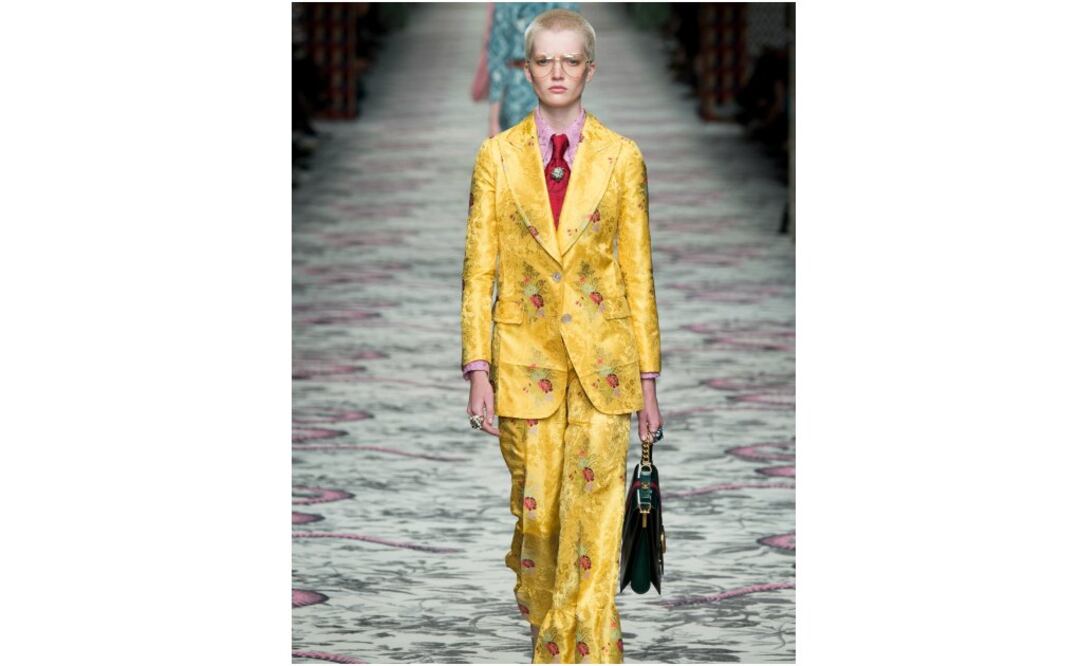 Durante la Semana de la Moda de Milán, Ruth Bell debutó en la pasarela de Gucci