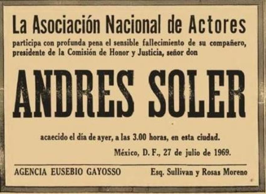 Andrés Soler desayunó, cayó en coma y ya no despertó