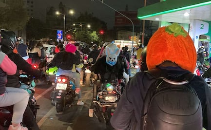 ¡Bikers, bikers, bikers, bikers, bikers! La CDMX vive otra Mega Rodada del Terror; VIDEOS