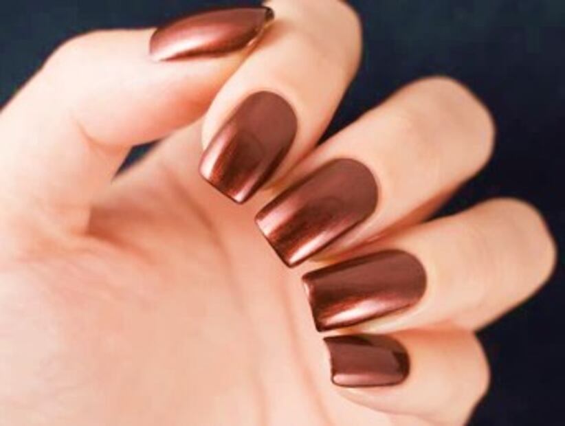 Uñas copper. Foto: Shutterstock