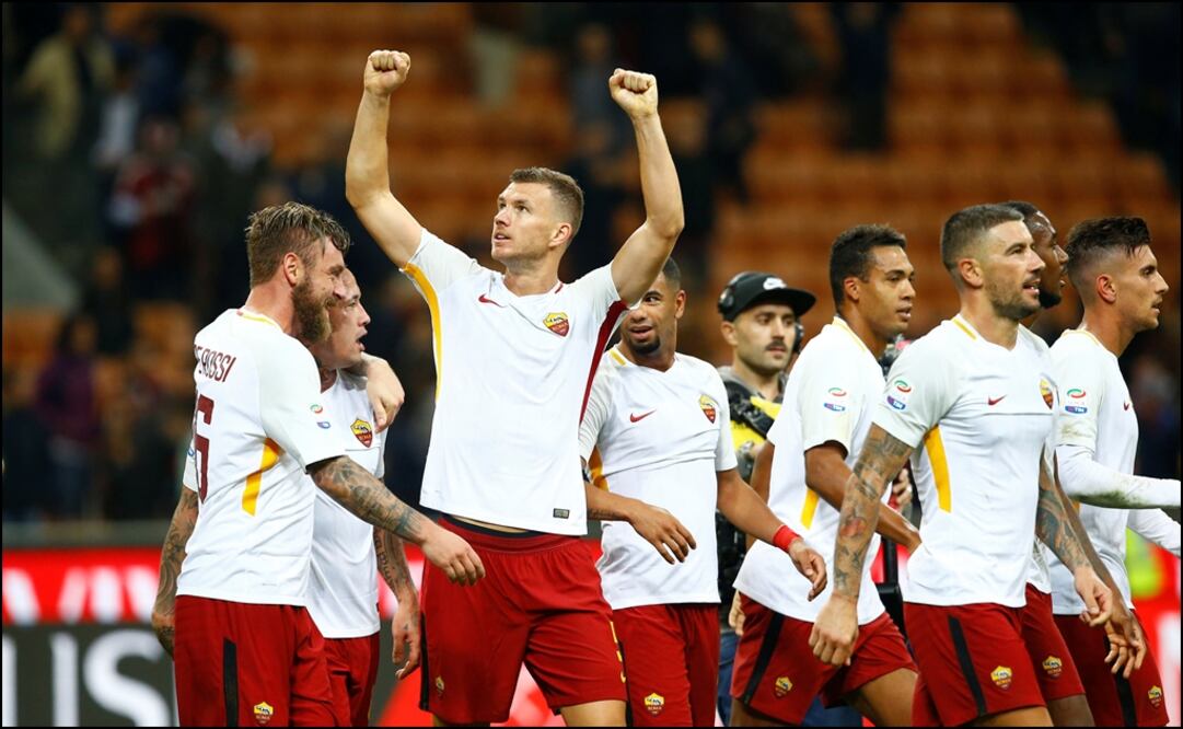 Reuters. Edin Dzeko y Florenzi anotaron para los visitantes