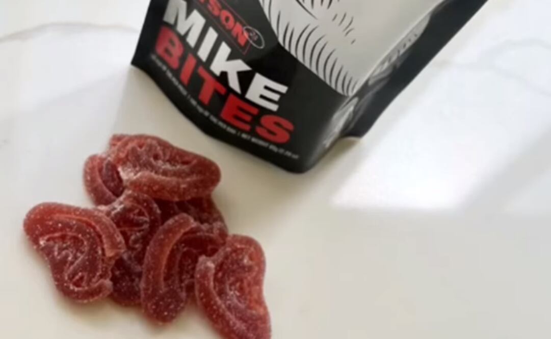 Gomitas de dulce con cannabis. Foto: Instagram @miketyson