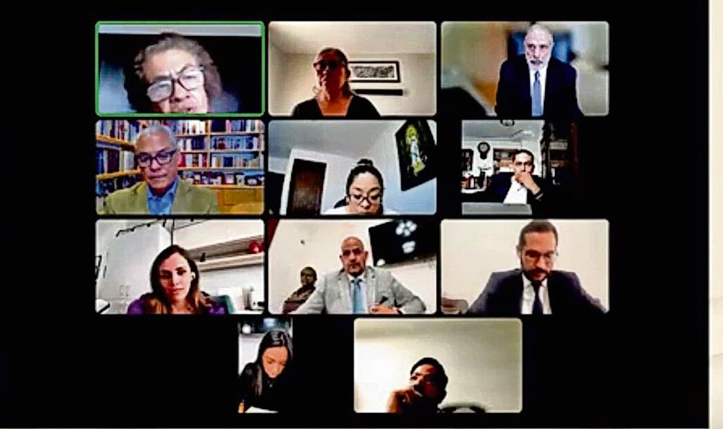 La sesión de los 11 consejeros se realizó de manera virtual con el fin de “resguardar la seguridad de todas y cada uno de nosotros”, señaló Jorge Nader. Foto: Especial