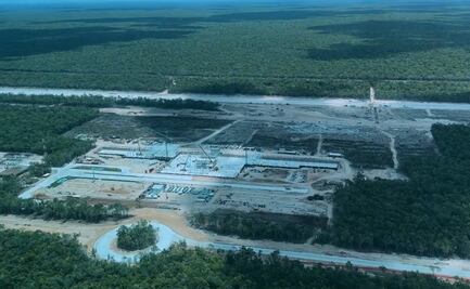 Aeropuerto de Tulum tiene un 44% de avance en su construcción, informa AMLO