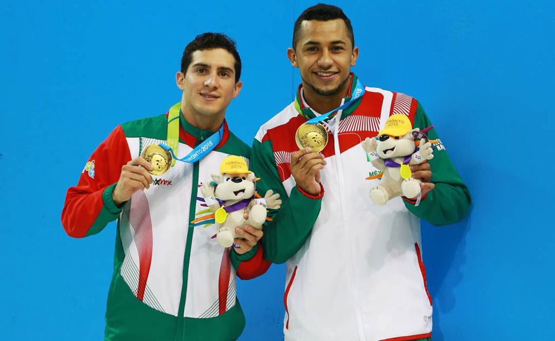 ¡Dobles de oro! Rommel y Jahir ganan en trampolín de 3m