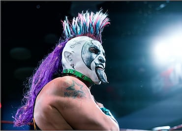 Psycho Clown, estrella de la lucha libre mexicana hace su debut en la WWE; así fue su participación