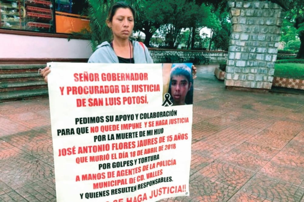 La madre de José Antonio exige justicia para su hijo. Foto: CHRISTIAN GARCÍA. EL UNIVERSAL