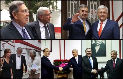 Personajes que han visitado la casa de transición de AMLO