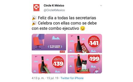 Circle K se disculpa tras ofrecer promo de condones y vino para secretarias