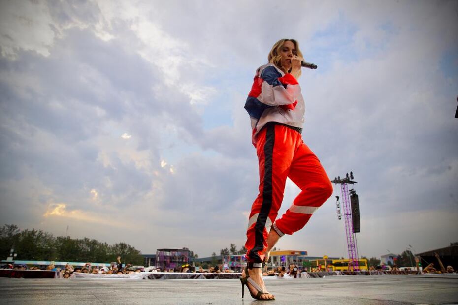 Melanie C en el Tecate Emblema 2023. Foto: German Espinosa, EL UNIVERSAL.