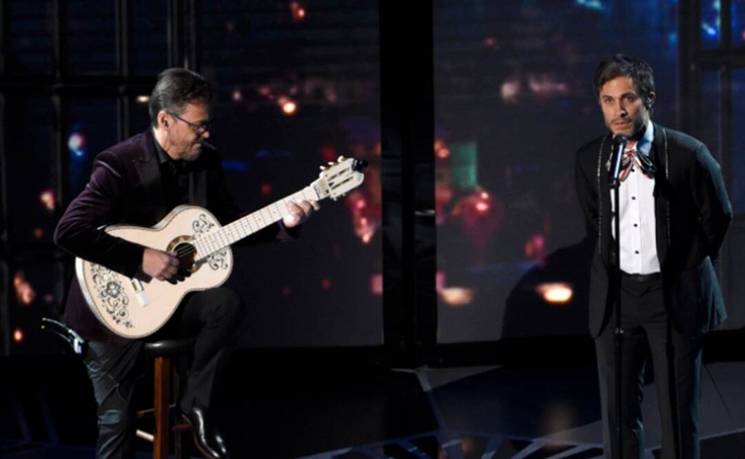 Gael fue objeto de burlas en redes sociales por su interpretación del tema de "Coco" en los Oscar FOTO:AP