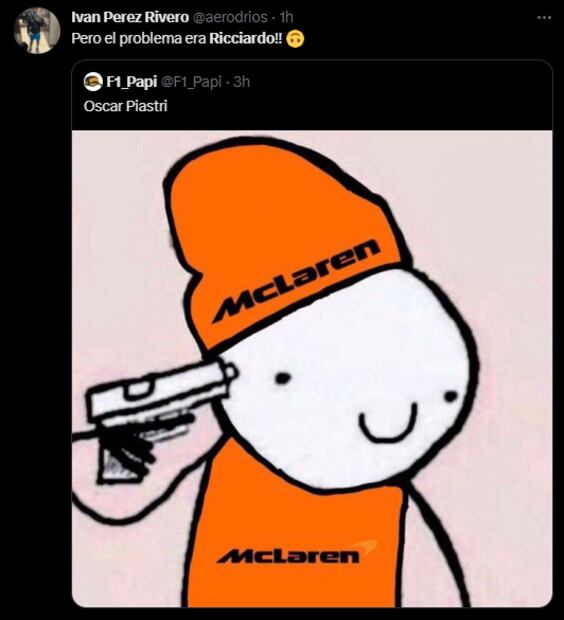 Daniel Ricciardo protagoniza los memes de la Fórmula 1 este fin de semana