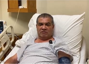 Reaparece senador priista Miguel Ángel Riquelme desde hospital; reitera voto en contra de la reforma judicial