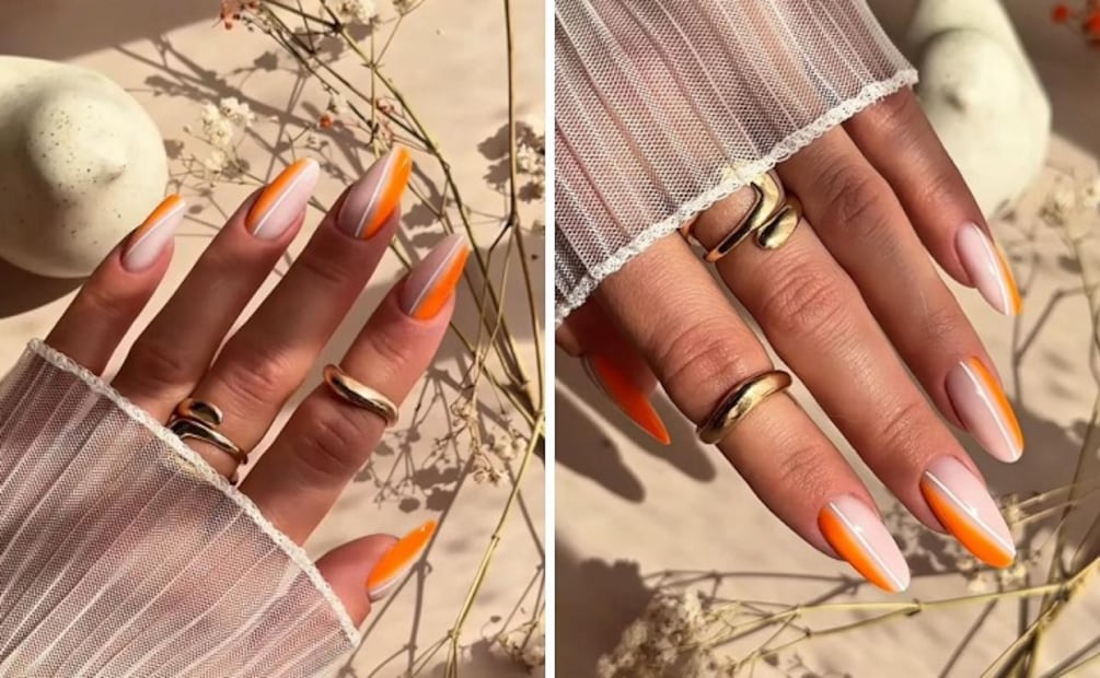 Las líneas sencillas son parte de los diseños de uñas más sofisticados. Foto: Especial. Instagram