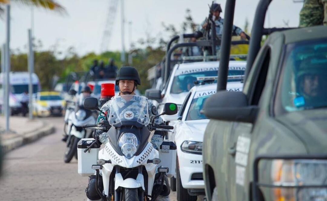 Operativo de seguridad por Semana Santa en Quintana Roo. Foto: Especial