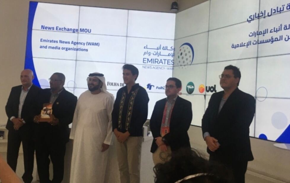 Agencia de noticias de Emiratos Árabes firma convenio de colaboración con Canal Once y medios de AL