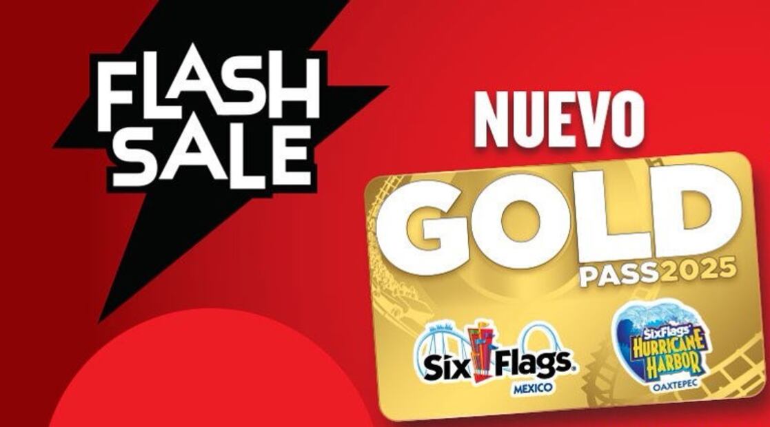 Gold Pass 2025. Foto: Six Flags México