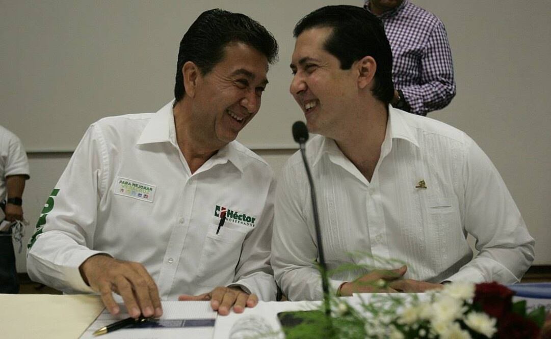 El candidato de la alianza Para Mejorar Veracruz, el priísta Héctor Yunes Landa, participó en un encuentro con la Coparmex. Foto: Alejandro Acosta