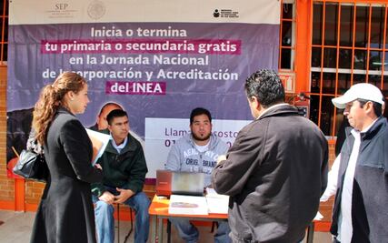 INEA, una opción para la alfabetización del trabajador