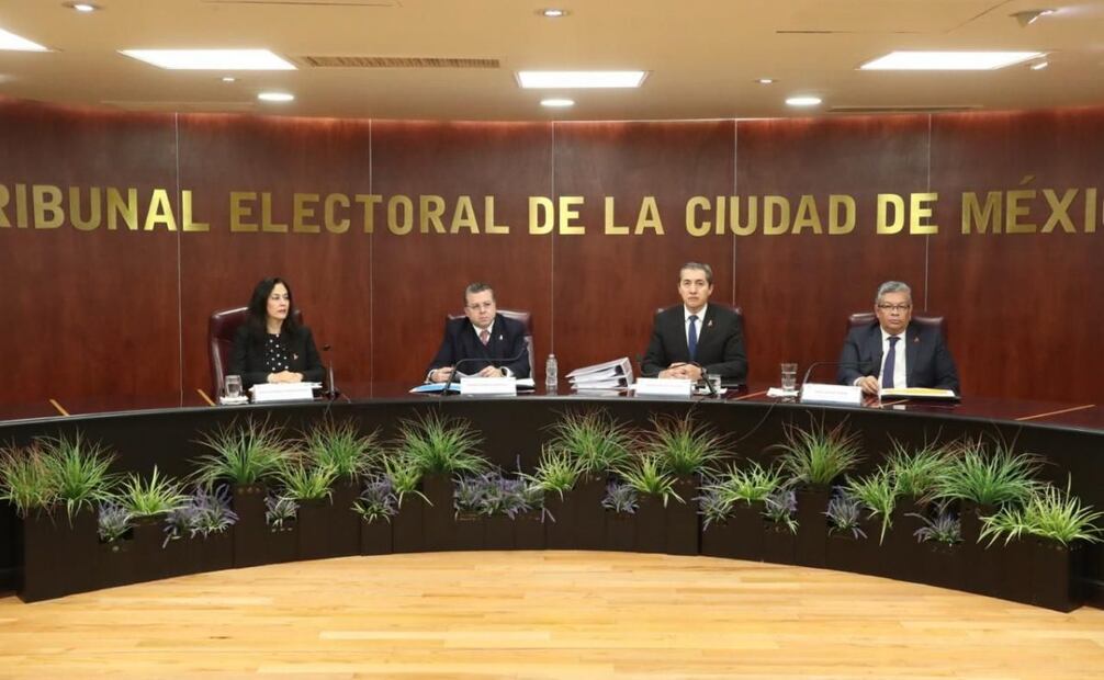 El Tribunal Electoral de la Ciudad de México declaró inexistentes diversas infracciones que eran atribuidas a Clara Brugada y Santiago Taboada (05/12/2024). Foto: Especial