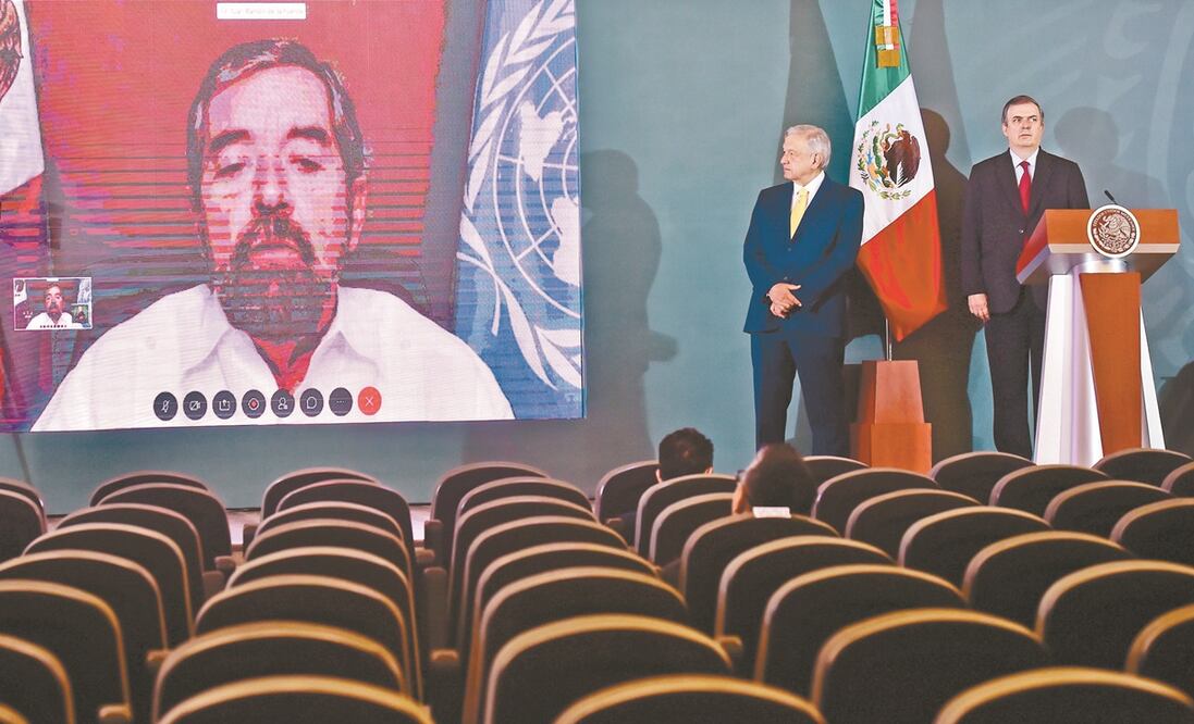 El embajador Juan Ramón de la Fuente dijo que la entrada de México al Consejo de Seguridad muestra que el país genera consensos en el mundo. Foto: PRESIDENCIA