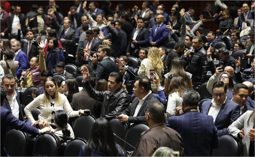 Cámara de Diputados donde se discute la desaparición de órganos autónomos. Foto: Carlos Mejía/ EL UNIVERSAL