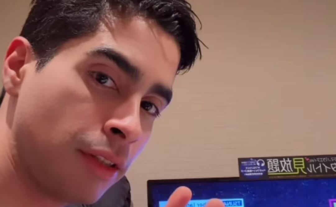 El actor de Televisa compartió cómo vivió sus vacaciones en Japón en medio del terror. Foto: Captura de pantalla (@pepevaldivieso)