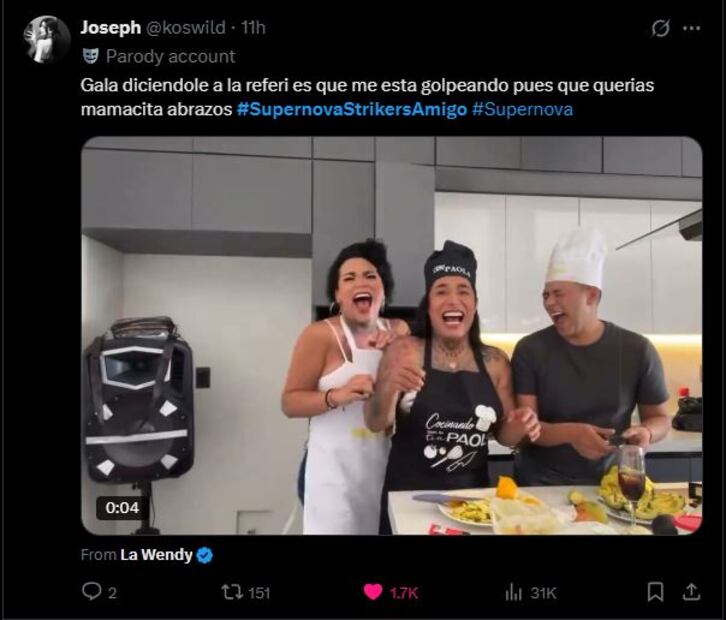 Foto: Captura de pantalla en X
