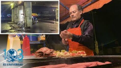 Vende hamburguesas en puente donde colgaron a 9; "no le temo casi a nada", dice 