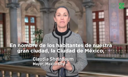 Sheinbaum envía mensaje desde la CDMX en celebración de Año Nuevo en Nueva York