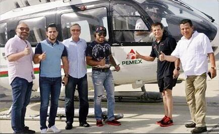 Genera polémica viaje en helicóptero de JC Chávez