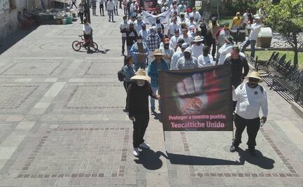 Habitantes de Teocaltiche, Jalisco, exigen freno a la violencia y marchan por la paz 