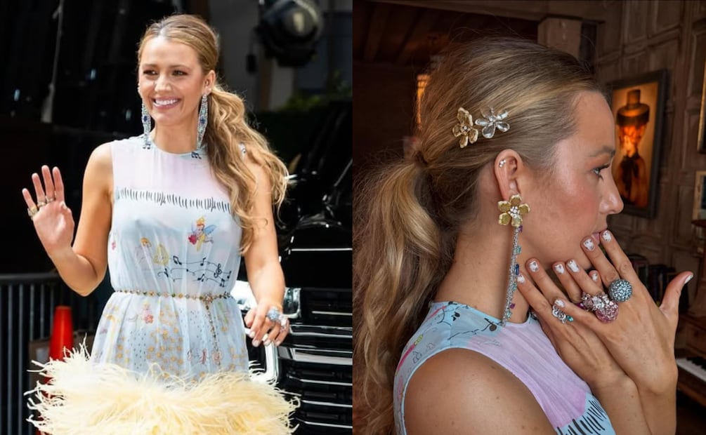 Coleta baja con raya definida. Foto: Instagram @blakelively