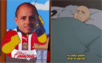 Los MEMES sobre la falla de Chicharito que provocó la eliminación de Chivas ante Cruz Azul