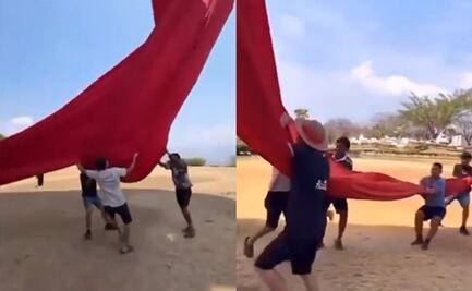 Influencers desatan indignación tras manipular Bandera Monumental en Iguala; ¿qué multa o castigo podrían enfrentar?