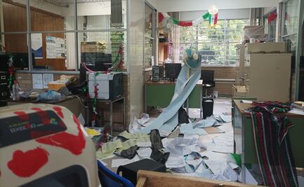 Grupo de encapuchados saquea y vandaliza instalaciones del CCH Sur