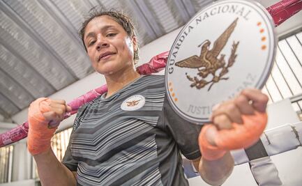 Quiere hacer historia en el boxeo; portará el escudo de la Guardia Nacional en su siguiente pelea